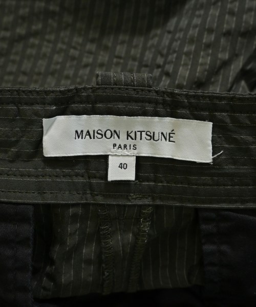 MAISON KITSUNE（メゾンキツネ）スラックス カーキ サイズ:40(M位) レディース/2200656037025