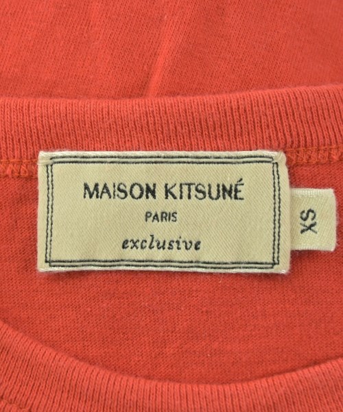 MAISON KITSUNE（メゾンキツネ）Tシャツ・カットソー 赤 サイズ:XS レディース/2200657412050