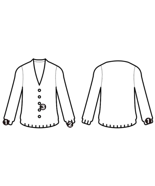 MAISON KITSUNE（メゾンキツネ）カーディガン 白 サイズ:S レディース/2200657848040