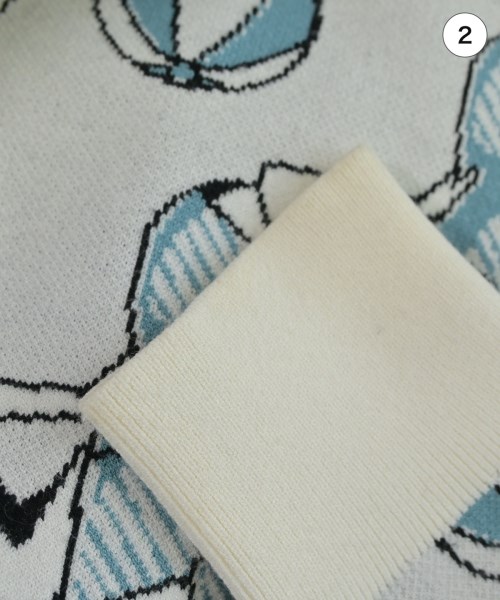 MAISON KITSUNE（メゾンキツネ）カーディガン 白 サイズ:S レディース/2200657848040