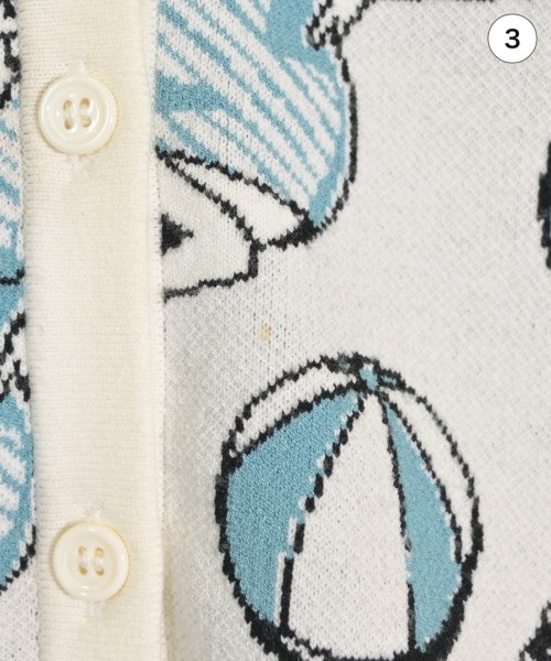 MAISON KITSUNE（メゾンキツネ）カーディガン 白 サイズ:S レディース/2200657848040