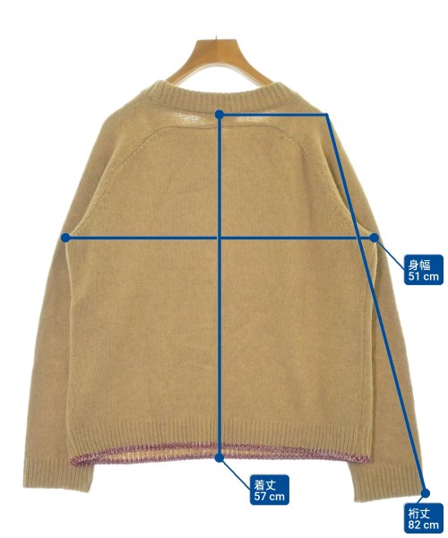 MAISON KITSUNE（メゾンキツネ）ニット・セーター 茶 サイズ:S レディース/2200658182013