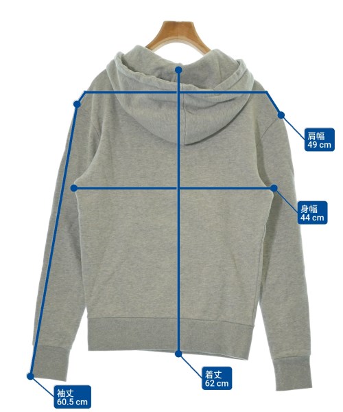 MAISON KITSUNE（メゾンキツネ）パーカー グレー サイズ:XXS レディース/2200659980045