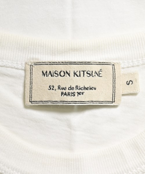 MAISON KITSUNE（メゾンキツネ）Tシャツ・カットソー 白 サイズ:S レディース/2200660083025