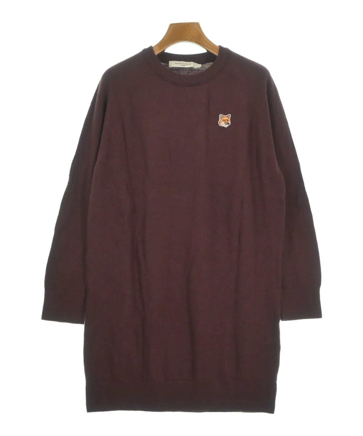 MAISON KITSUNE（メゾンキツネ）ニット・セーター 赤 サイズ:S