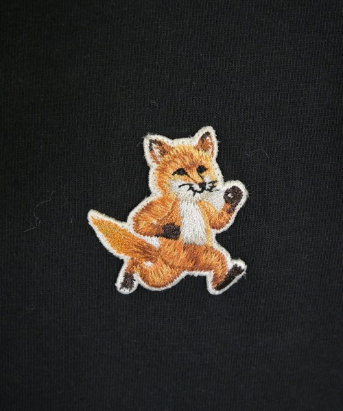MAISON KITSUNE（メゾンキツネ）Tシャツ・カットソー 黒 サイズ:S レディース/2200710735027