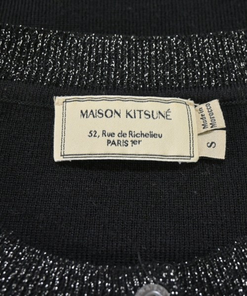 MAISON KITSUNE（メゾンキツネ）カーディガン 黒 サイズ:S レディース/2200710928078