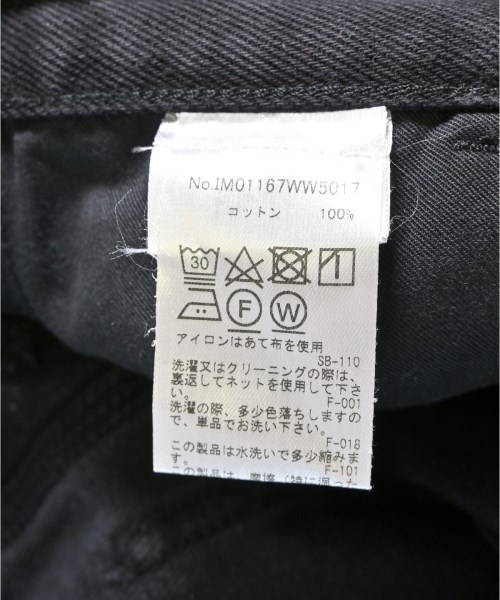 MAISON KITSUNE（メゾンキツネ）デニムパンツ 黒 サイズ:28(L位) レディース/2200706414035