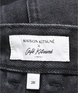 MAISON KITSUNE（メゾンキツネ）デニムパンツ 黒 サイズ:28(L位) レディース/2200706414035