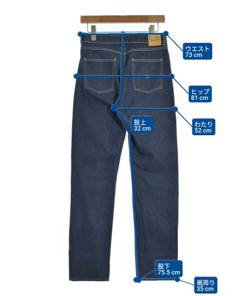 MAISON KITSUNE（メゾンキツネ）デニムパンツ 紺 サイズ:26(M位) レディース/2200706414042