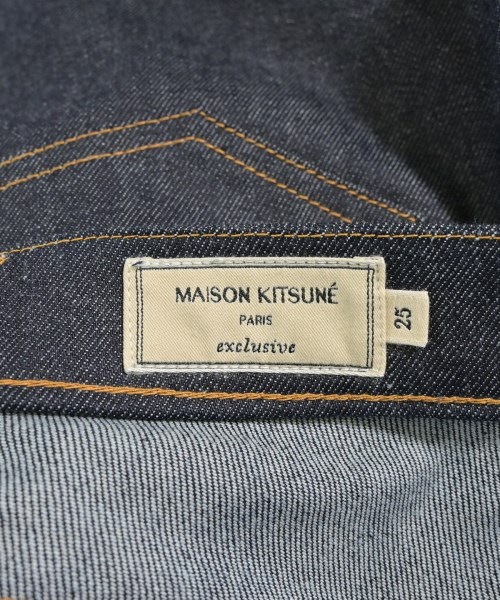 MAISON KITSUNE（メゾンキツネ）デニムパンツ 紺 サイズ:25(S位) レディース/2200711879430