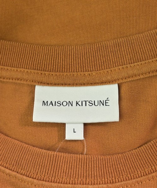 MAISON KITSUNE（メゾンキツネ）Tシャツ・カットソー 茶 サイズ:L レディース/2200712763011