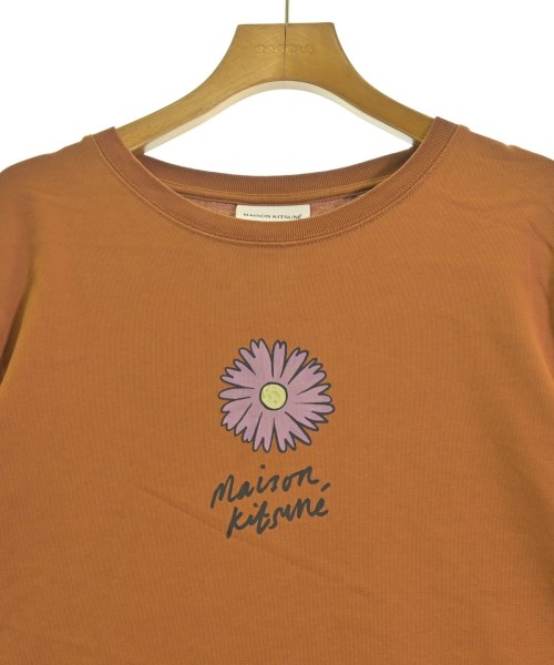 MAISON KITSUNE（メゾンキツネ）Tシャツ・カットソー 茶 サイズ:L レディース/2200712763011