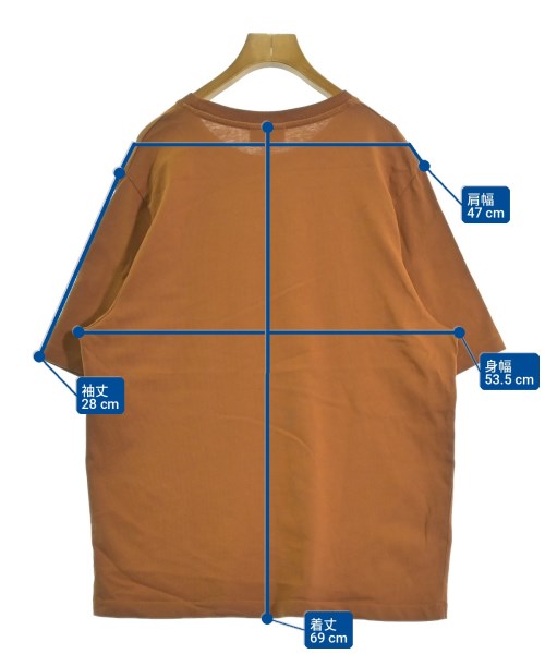 MAISON KITSUNE（メゾンキツネ）Tシャツ・カットソー 茶 サイズ:L レディース/2200712763011
