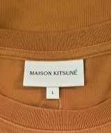 MAISON KITSUNE（メゾンキツネ）Tシャツ・カットソー 茶 サイズ:L レディース/2200712763011