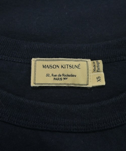MAISON KITSUNE（メゾンキツネ）Tシャツ・カットソー 紺 サイズ:XS レディース/2200646622132