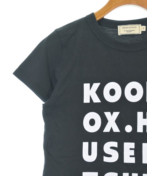 MAISON KITSUNE（メゾンキツネ）Tシャツ・カットソー 黒 サイズ:XS レディース/2200647808047