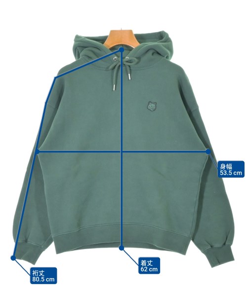 MAISON KITSUNE（メゾンキツネ）パーカー 緑 サイズ:S レディース/2200640353032