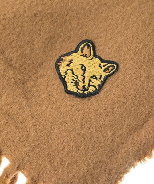 MAISON KITSUNE（メゾンキツネ）マフラー 茶 サイズ:- レディース/2200652171037