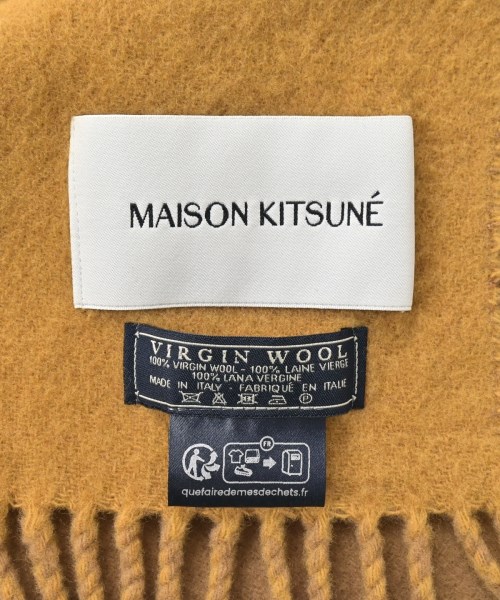 MAISON KITSUNE（メゾンキツネ）マフラー 茶 サイズ:- レディース/2200652171037