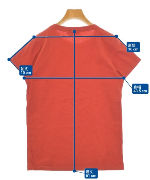 MAISON KITSUNE（メゾンキツネ）Tシャツ・カットソー 赤 サイズ:S レディース/2200645877090
