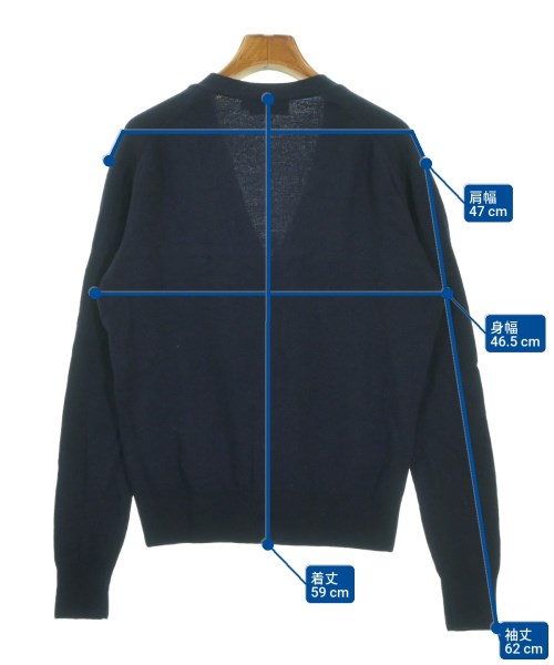 MAISON KITSUNE（メゾンキツネ）カーディガン 紺 サイズ:XS レディース/2200653923017