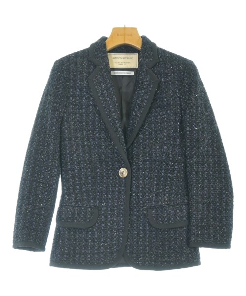 MAISON KITSUNE(メゾンキツネ)テーラードジャケット 紺 サイズ:34(XS位)/2200654381021