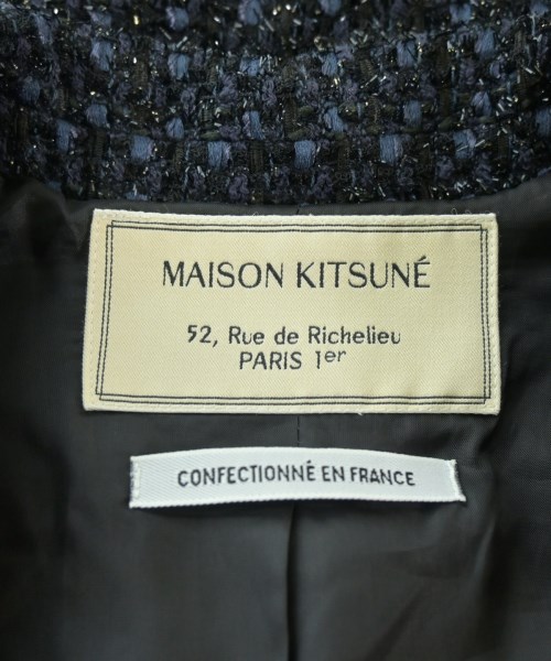 MAISON KITSUNE（メゾンキツネ）テーラードジャケット 紺 サイズ:34(XS位) レディース/2200654381021