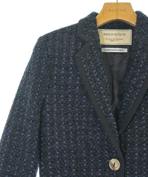 MAISON KITSUNE（メゾンキツネ）テーラードジャケット 紺 サイズ:34(XS位) レディース/2200654381021