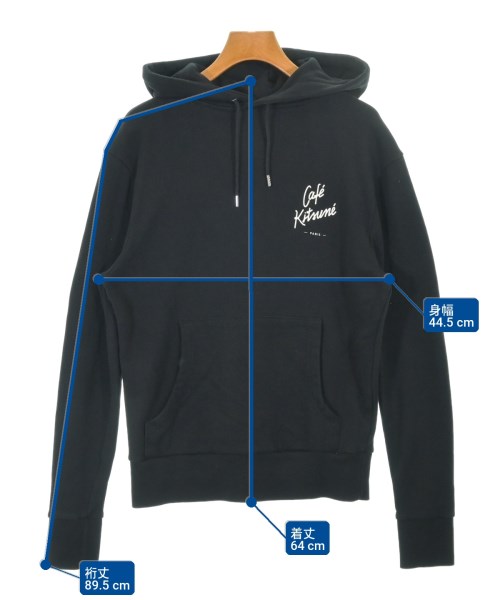 MAISON KITSUNE（メゾンキツネ）パーカー 黒 サイズ:XS レディース/2200702934032
