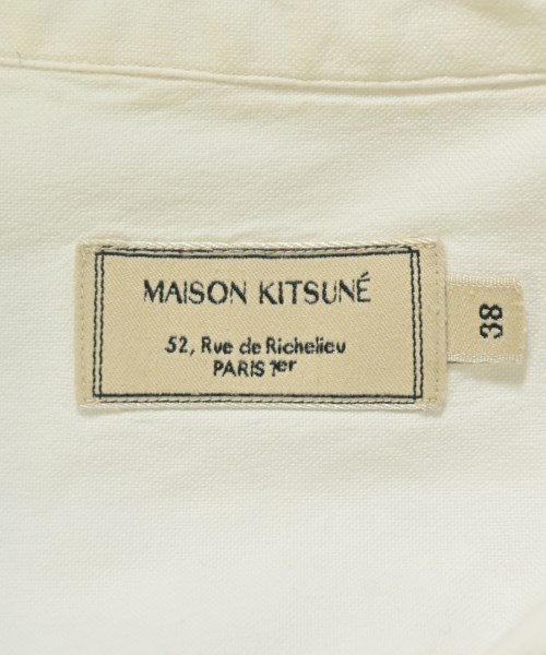 MAISON KITSUNE（メゾンキツネ）カジュアルシャツ 白 サイズ:38(M位) レディース/2200703639011