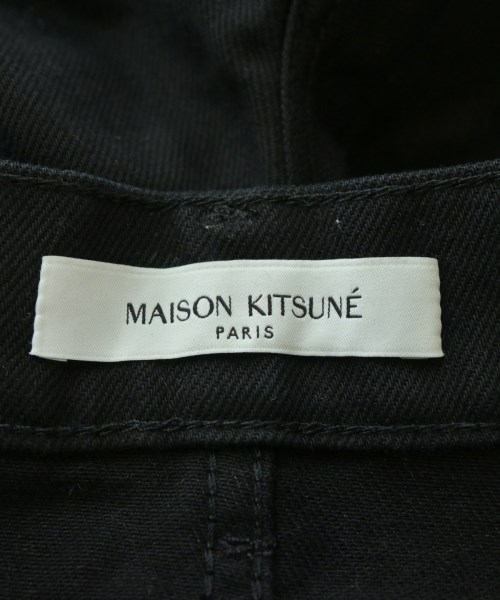 MAISON KITSUNE（メゾンキツネ）デニムパンツ 黒 サイズ:25(S位) レディース/2200704363052