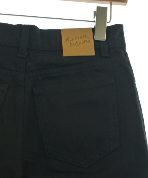 MAISON KITSUNE（メゾンキツネ）デニムパンツ 黒 サイズ:25(S位) レディース/2200704363052