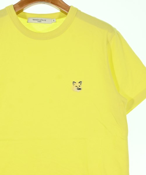 MAISON KITSUNE（メゾンキツネ）Tシャツ・カットソー 黄 サイズ:XS レディース/2200707758039
