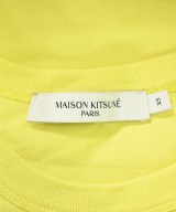 MAISON KITSUNE（メゾンキツネ）Tシャツ・カットソー 黄 サイズ:XS レディース/2200707758039
