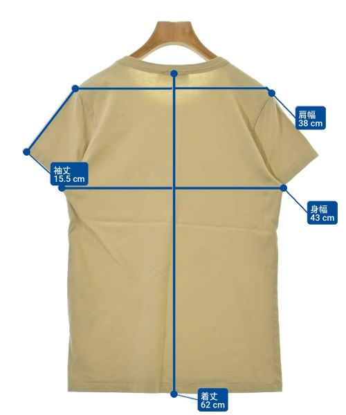 MAISON KITSUNE（メゾンキツネ）Tシャツ・カットソー ベージュ サイズ:S レディース/2200708778074