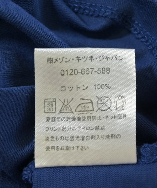 MAISON KITSUNE（メゾンキツネ）Tシャツ・カットソー 青 サイズ:XXS レディース/2200709331025