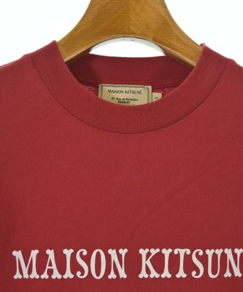 MAISON KITSUNE（メゾンキツネ）Tシャツ・カットソー 赤 サイズ:S レディース/2200705191029