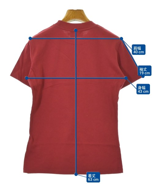 MAISON KITSUNE（メゾンキツネ）Tシャツ・カットソー 赤 サイズ:S レディース/2200705191029