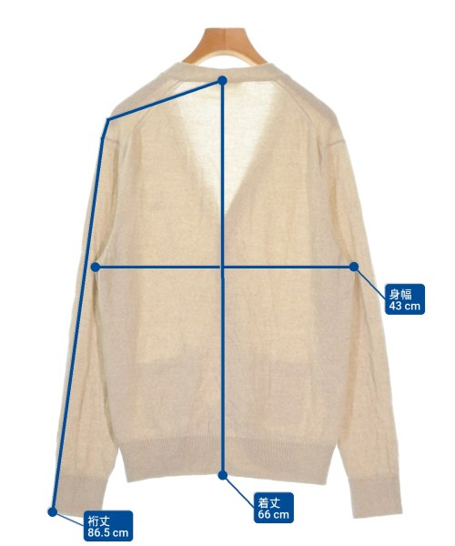 MAISON KITSUNE（メゾンキツネ）カーディガン ベージュ サイズ:M レディース/2200647053294