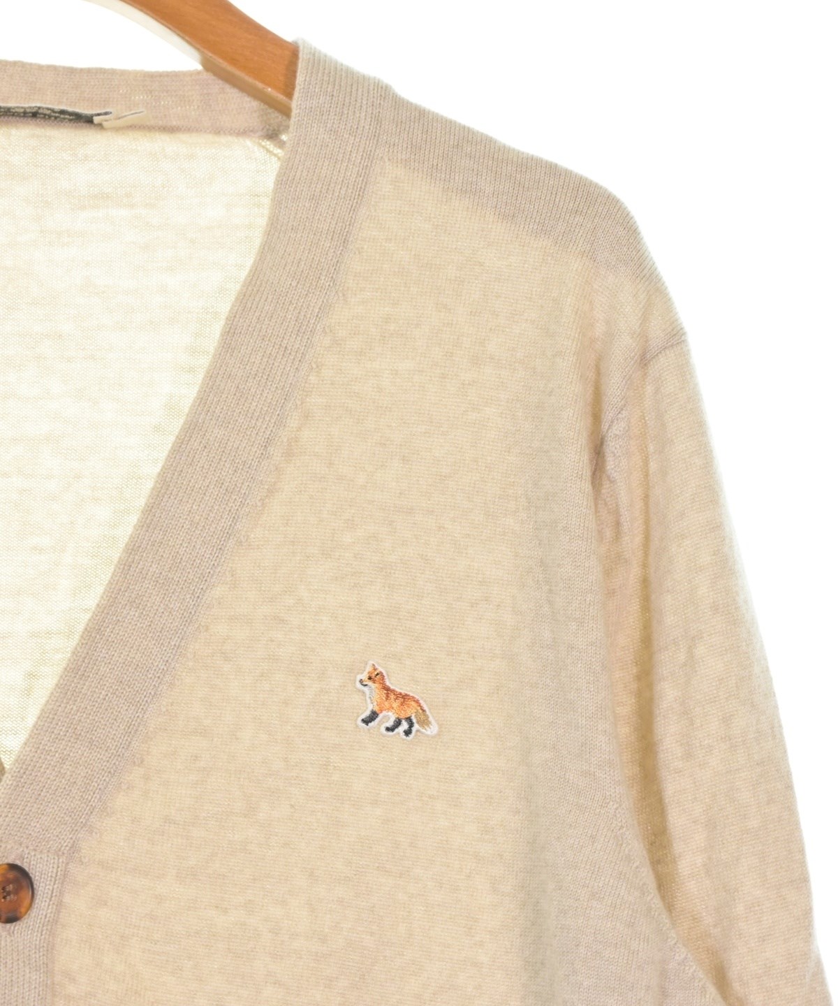 MAISON KITSUNE カーディガン ベージュ M 【公式通販】