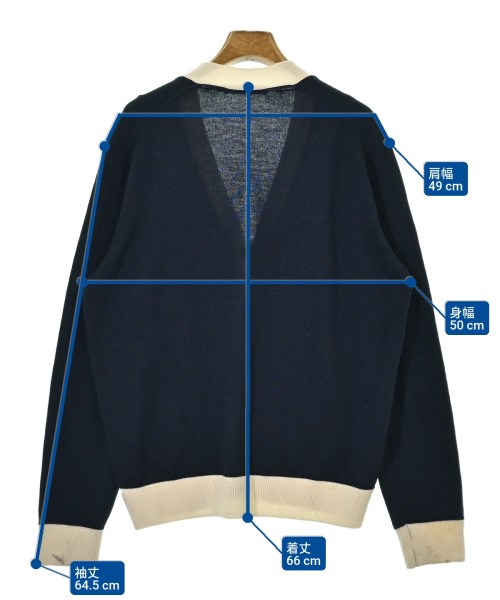 MAISON KITSUNE（メゾンキツネ）カーディガン 紺 サイズ:M レディース/2200661826065