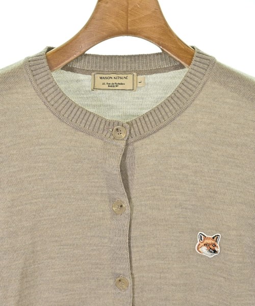 MAISON KITSUNE（メゾンキツネ）カーディガン ベージュ サイズ:L レディース/2200657518035