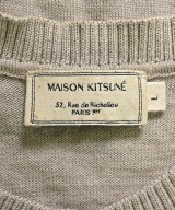 MAISON KITSUNE（メゾンキツネ）カーディガン ベージュ サイズ:L レディース/2200657518035