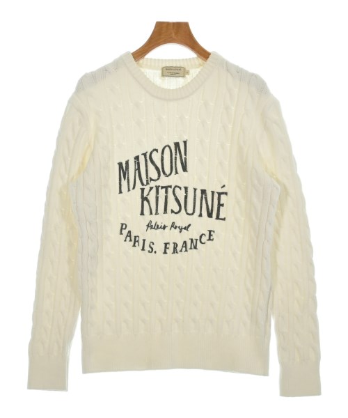 MAISON KITSUNE(メゾンキツネ)ニット・セーター 白 サイズ:L/2200660507071