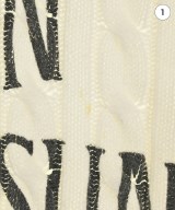 MAISON KITSUNE（メゾンキツネ）ニット・セーター 白 サイズ:L レディース/2200660507071