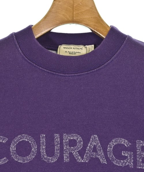 MAISON KITSUNE（メゾンキツネ）スウェット 紫 サイズ:S レディース/2200660055121