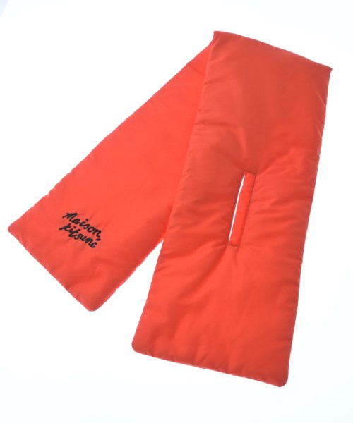 MAISON KITSUNE（メゾンキツネ）マフラー オレンジ サイズ:- レディース/2200661551257