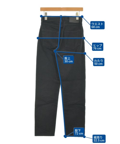 MAISON KITSUNE（メゾンキツネ）デニムパンツ 黒 サイズ:26(M位) レディース/2200663904044
