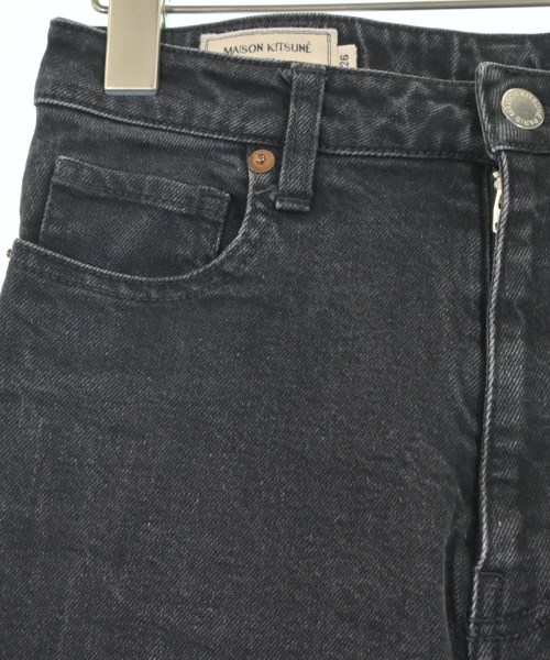 MAISON KITSUNE（メゾンキツネ）デニムパンツ 黒 サイズ:26(M位) レディース/2200659485052